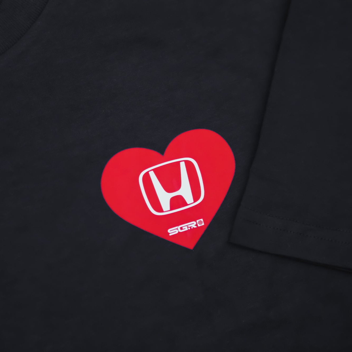 SGR x Honda Hearts Shirt BLACK