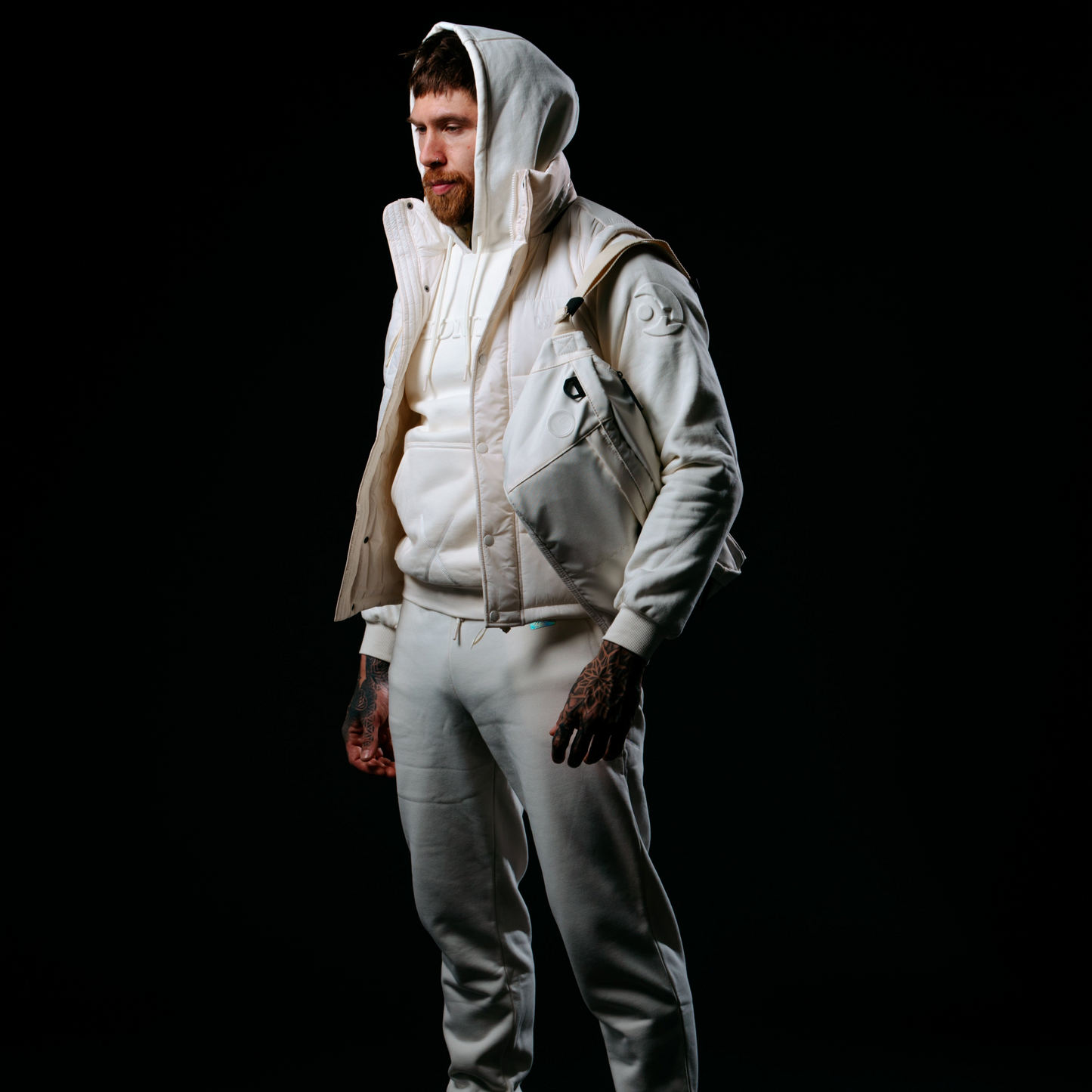 Autocannon x Honda Monochrome Sweat Pant Off White