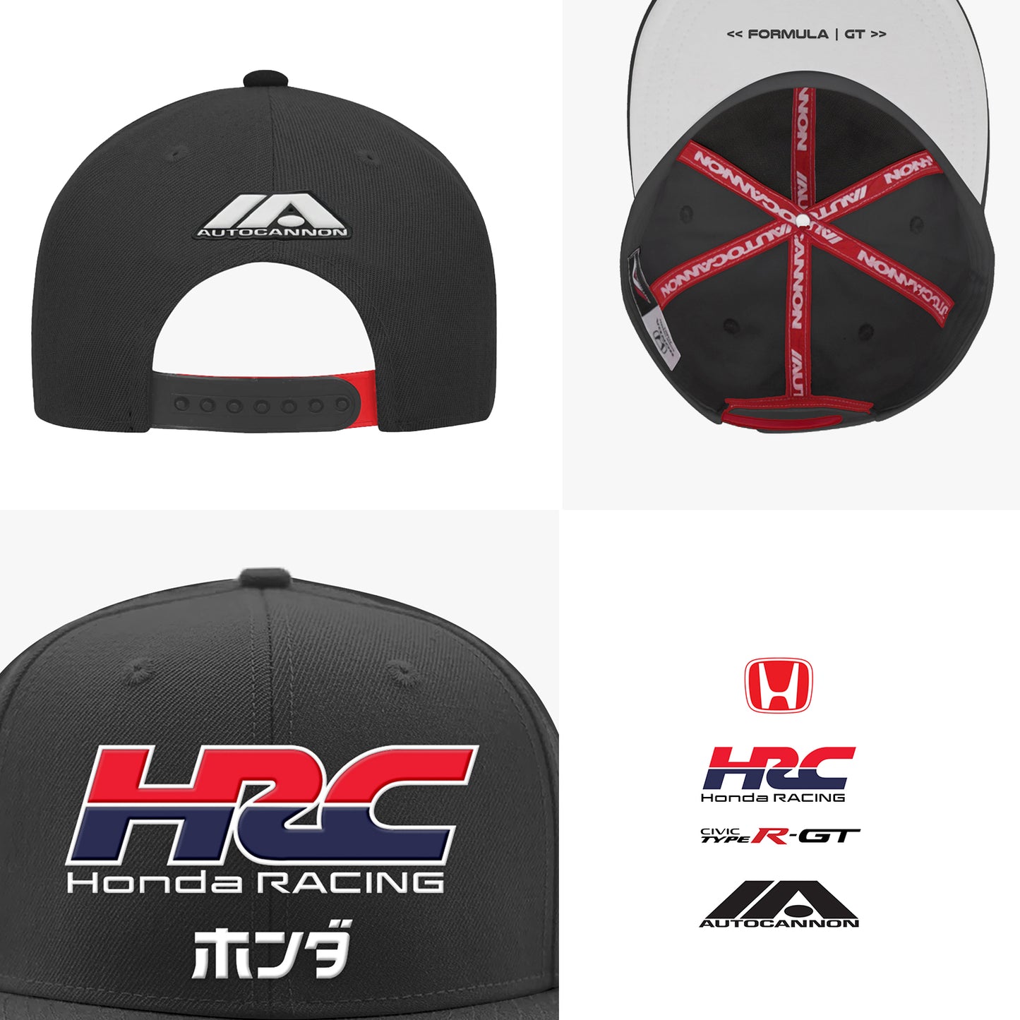 Autocannon x HRC Hat Design V2 Curved Bill White