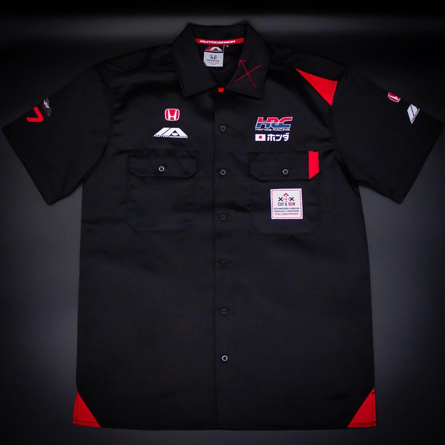 Autocannon x HRC Pit Crew Shirt BLACK SERIES 1