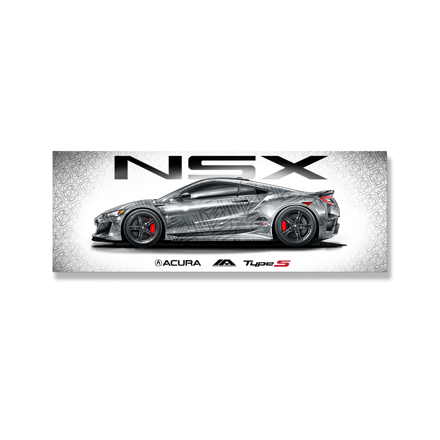 Autocannon x Acura Type S NSX Sticker 2 - SERIES 2