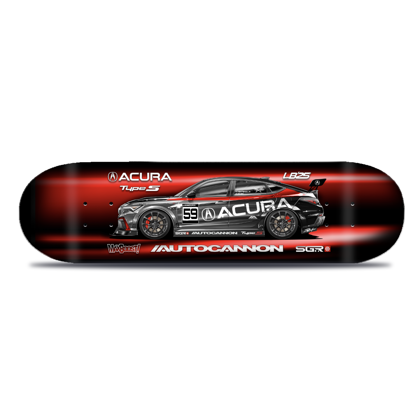 SGR x Acura GP Integra Type S Skateboard
