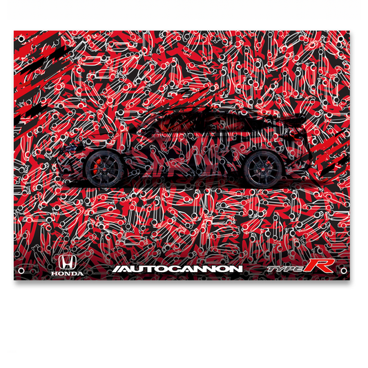 Autocannon x Honda Type R Camo Garage Banner FL5 - SERIES 2
