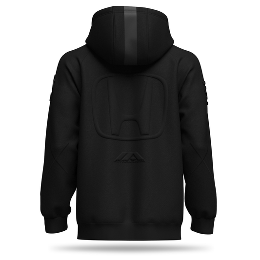 Autocannon x Honda Monochrome Hoodie Black