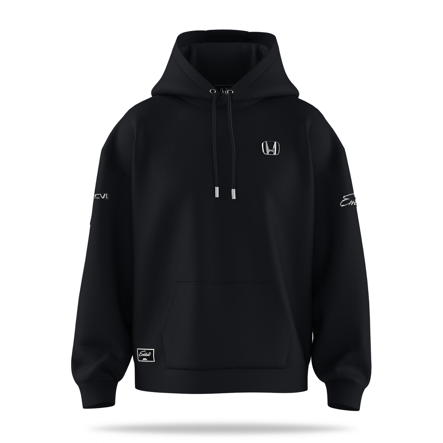 Autocannon x Honda Emblem - Hoodie BLACK