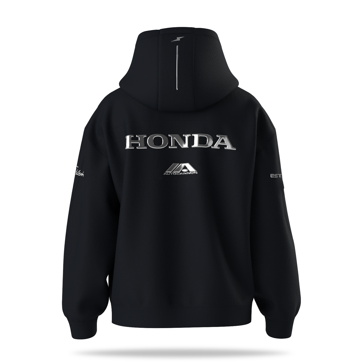 Autocannon x Honda Emblem - Zip Hoodie Jacket BLACK Autocannon x Honda Emblem - Zip Hoodie Jacket BLACK
