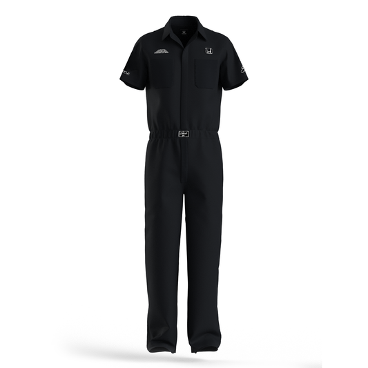 Autocannon x Honda Emblem - Mechanics Coverall BLACK