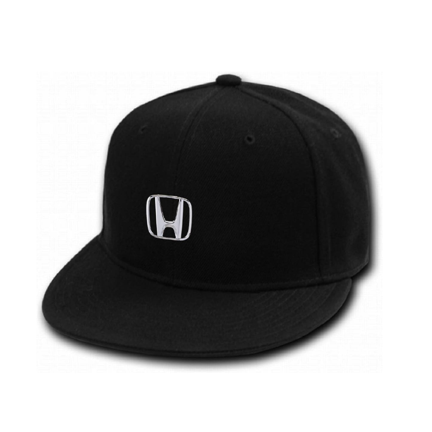 Autocannon x Honda Emblem - Flatbill Hat BLACK