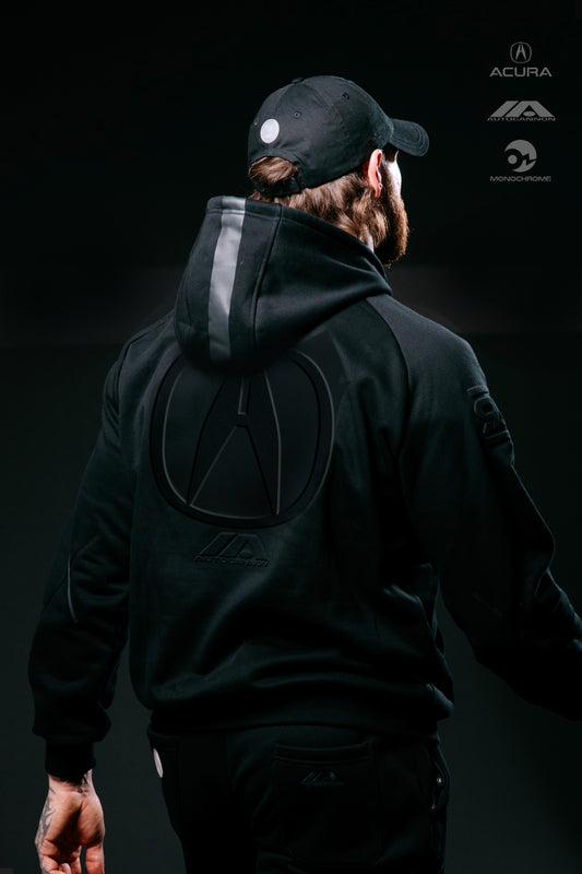 Autocannon x Acura Monochrome Hoodie Black