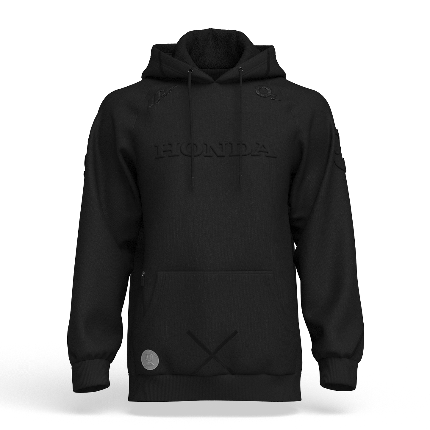 Autocannon x Honda Monochrome Hoodie Black