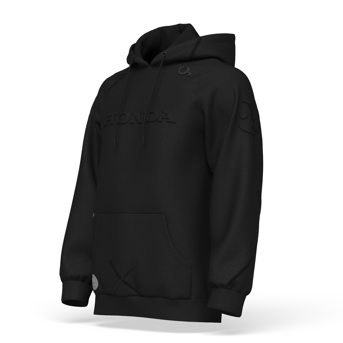 Autocannon x Honda Monochrome Hoodie Black