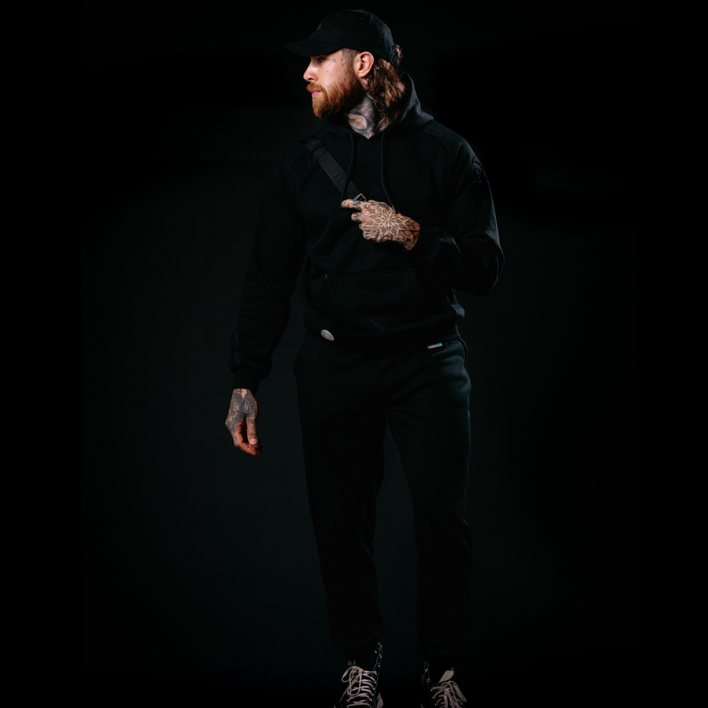 Autocannon x Honda Monochrome Sweat Pant Black