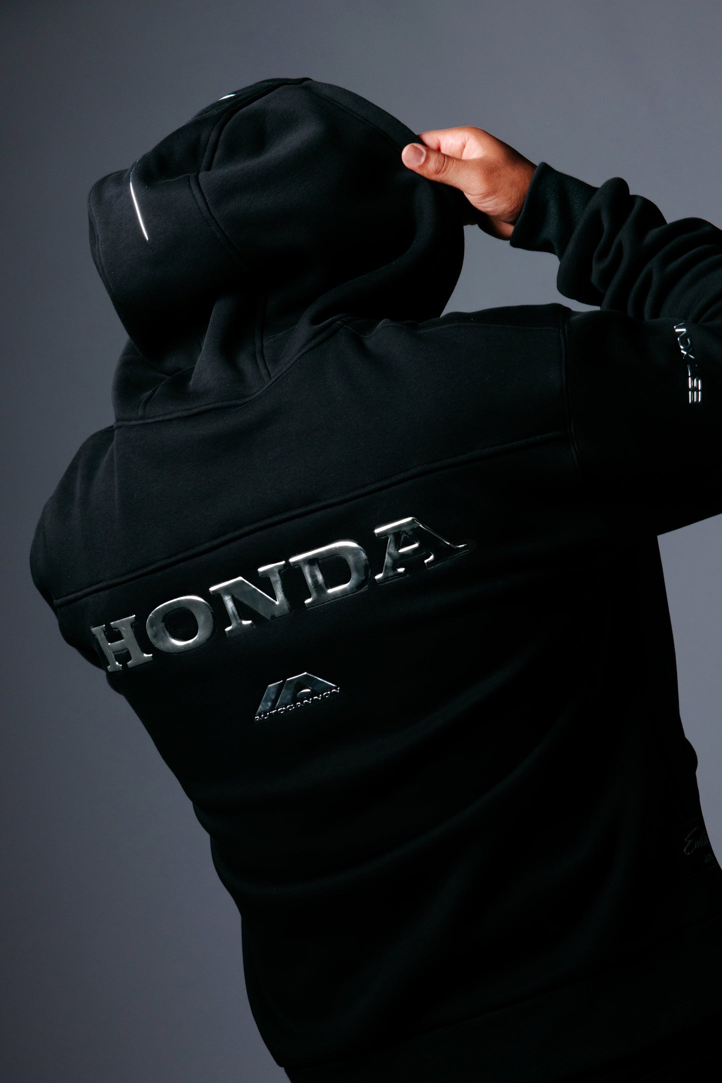 Autocannon x Honda Emblem - Hoodie BLACK