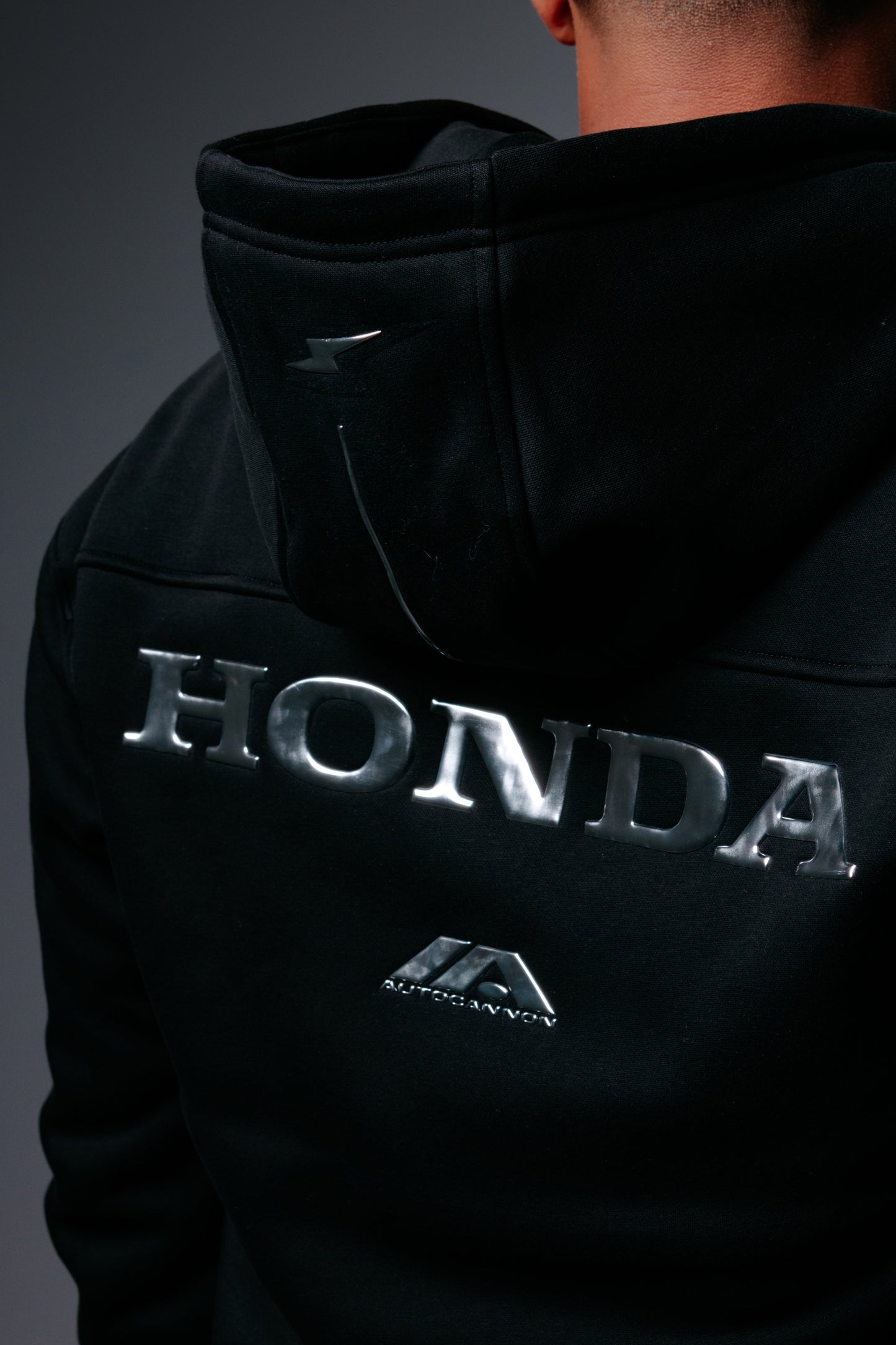 Autocannon x Honda Emblem - Hoodie BLACK