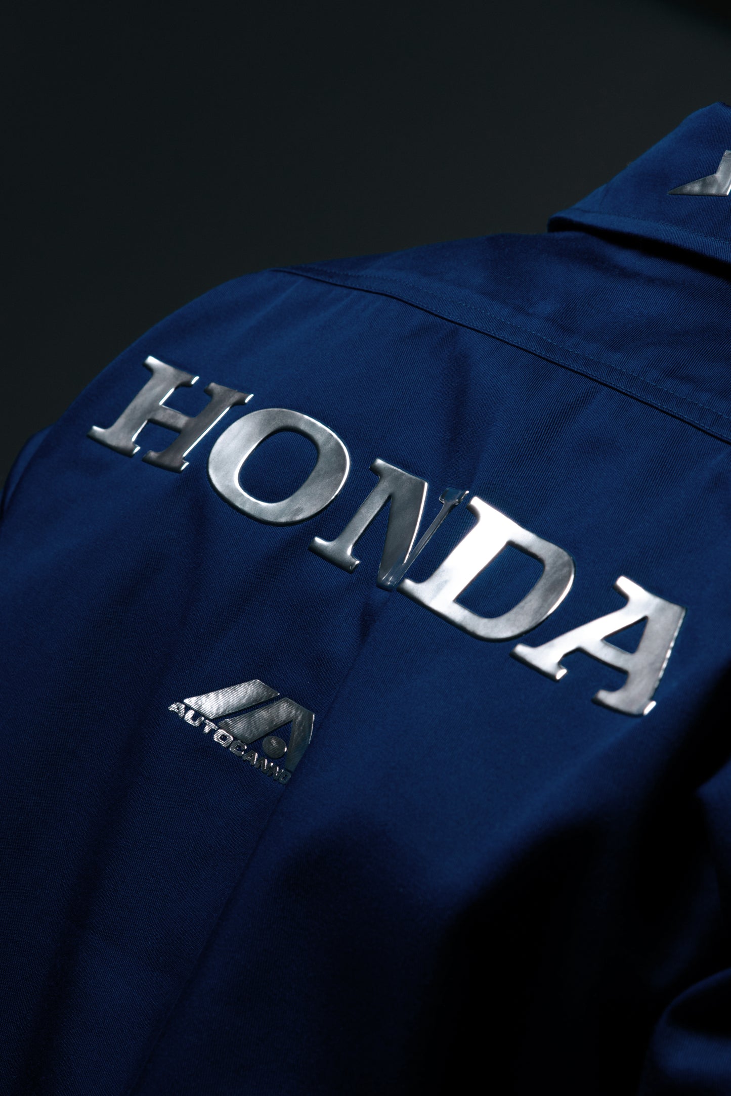 Autocannon x Honda Emblem - Pit Crew Shirt NAVY