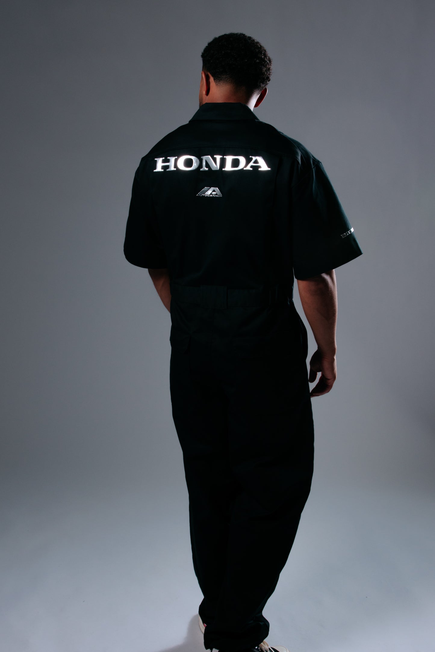 Autocannon x Honda Emblem - Mechanics Coverall BLACK