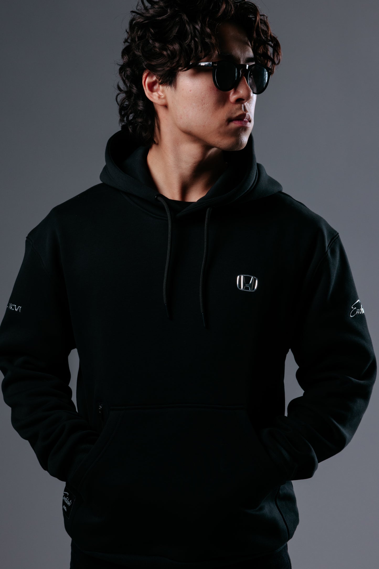 Autocannon x Honda Emblem - Hoodie BLACK