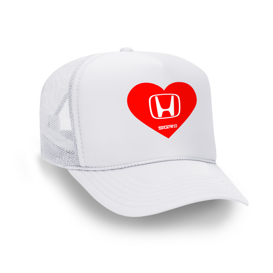 SGR x Honda Hearts Trucker Hat WHITE