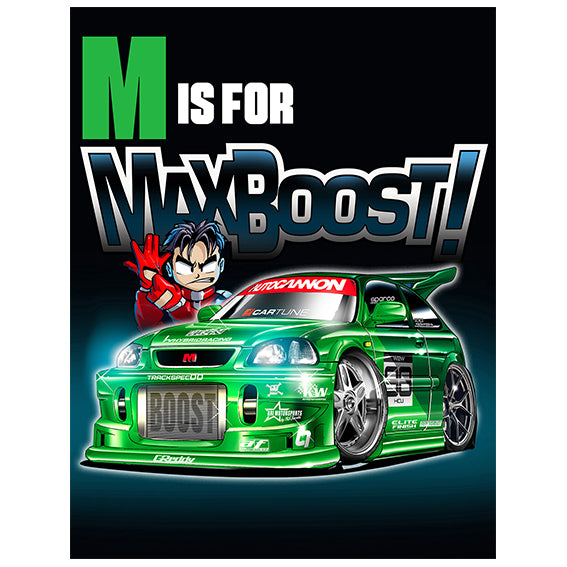 Max Boost - "H Is For Honda" Board Book