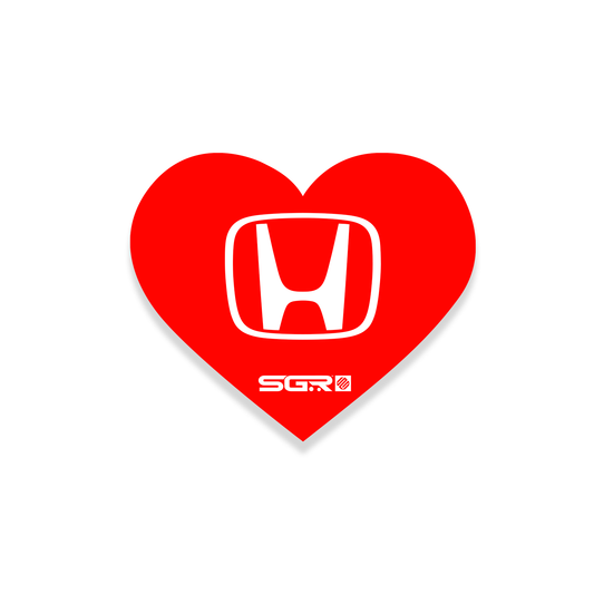 SGR x Honda Hearts Sticker 4 inch