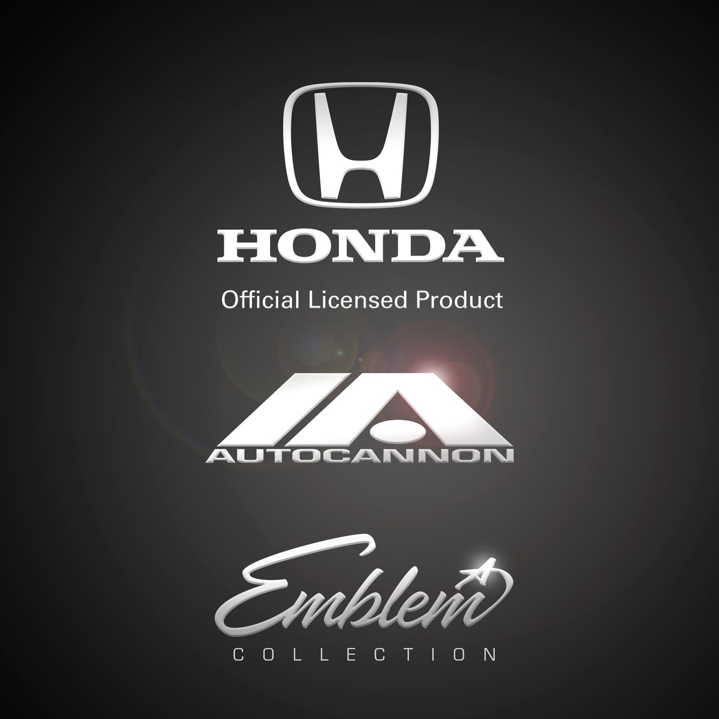 Autocannon x Honda Emblem - Hoodie BLACK