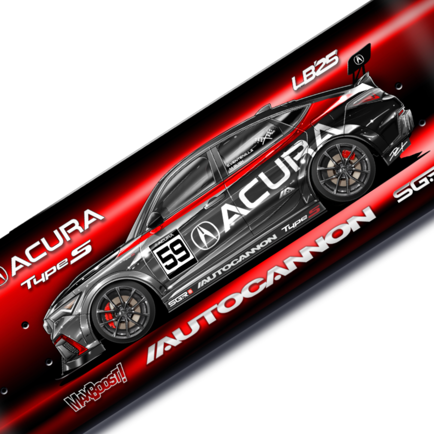 SGR x Acura GP Integra Type S Skateboard