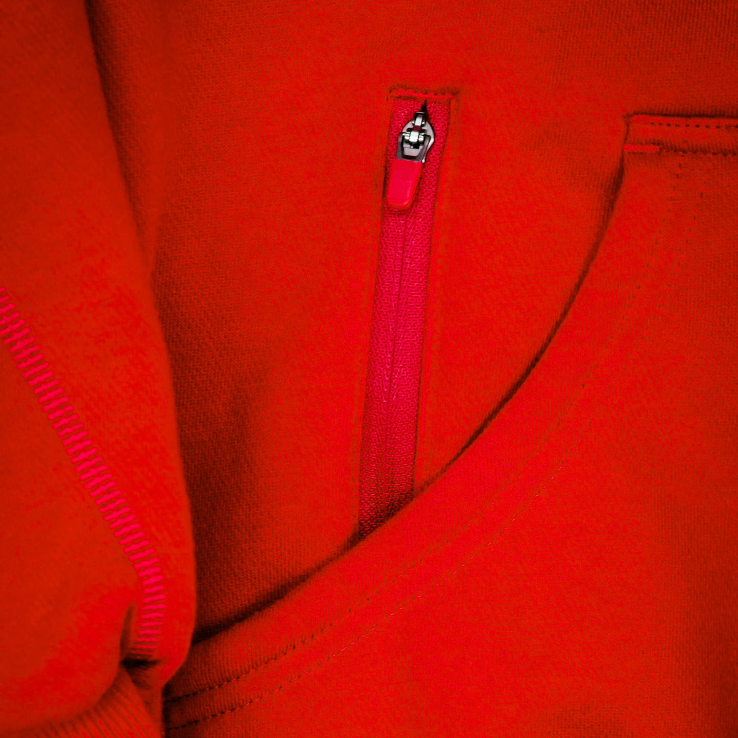 Autocannon x Acura Monochrome Hoodie Deep Red