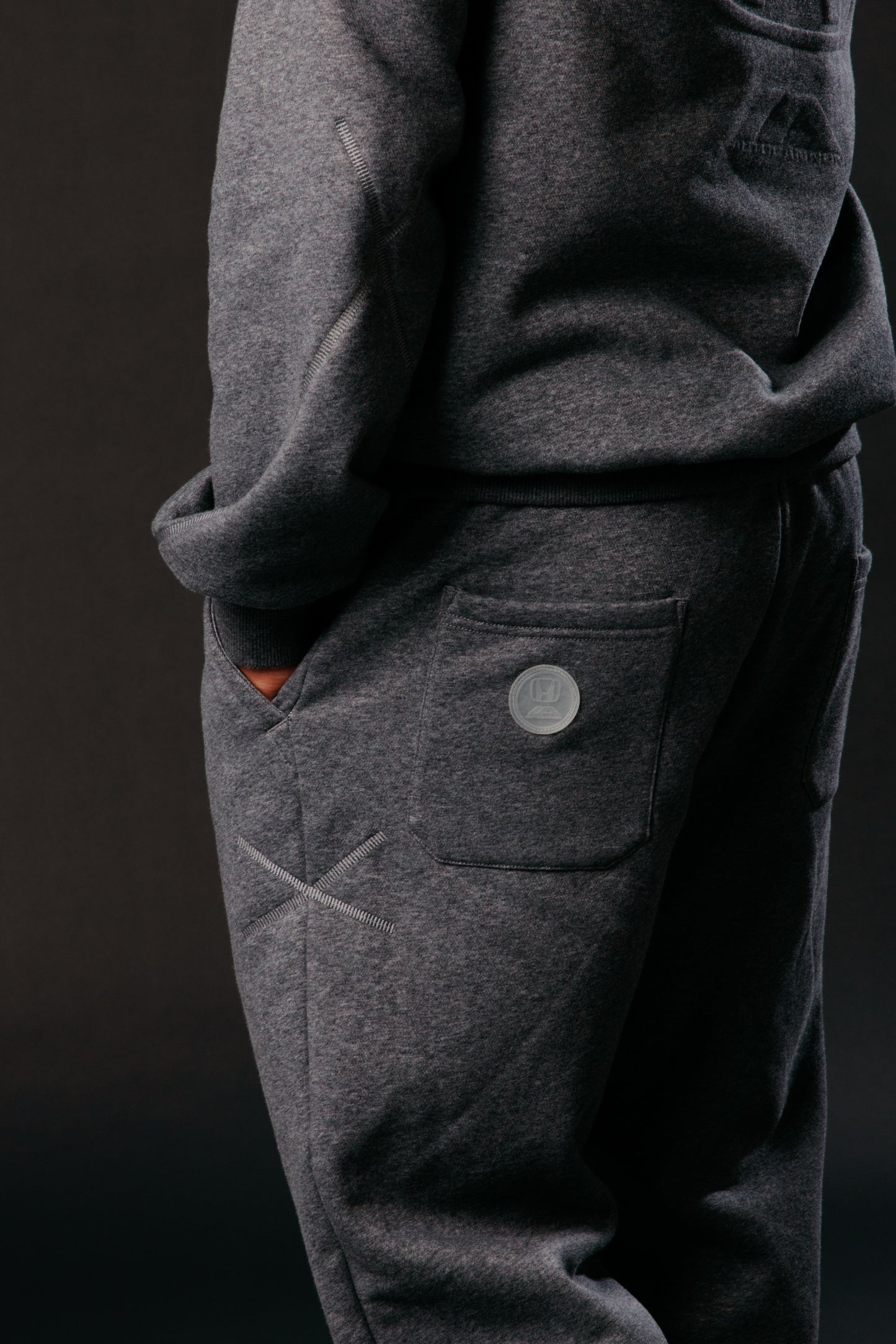 Autocannon x Honda Monochrome2 Sweat Pant Charcoal Gray