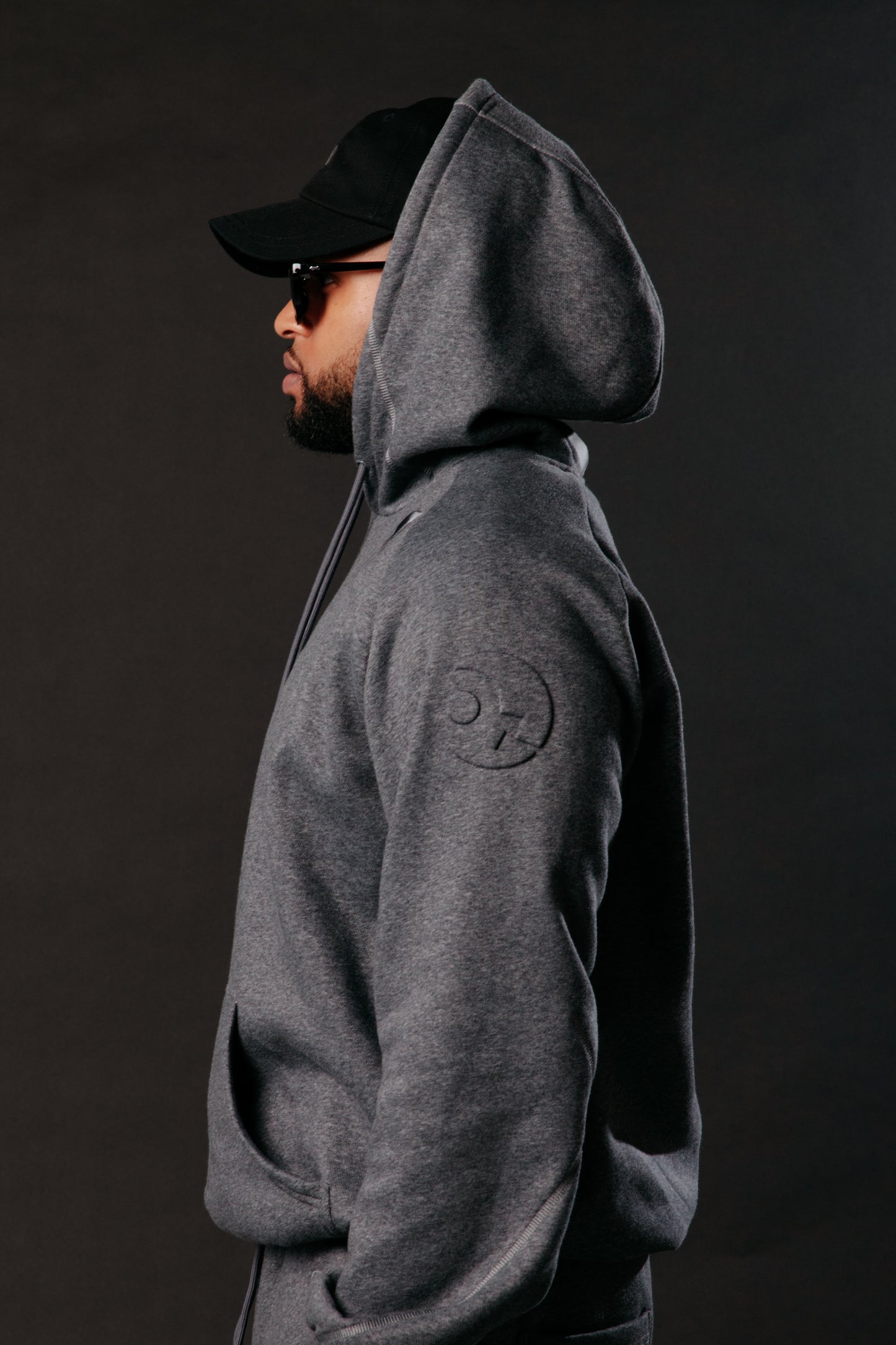 Autocannon x Honda Monochrome2 Hoodie Charcoal Gray