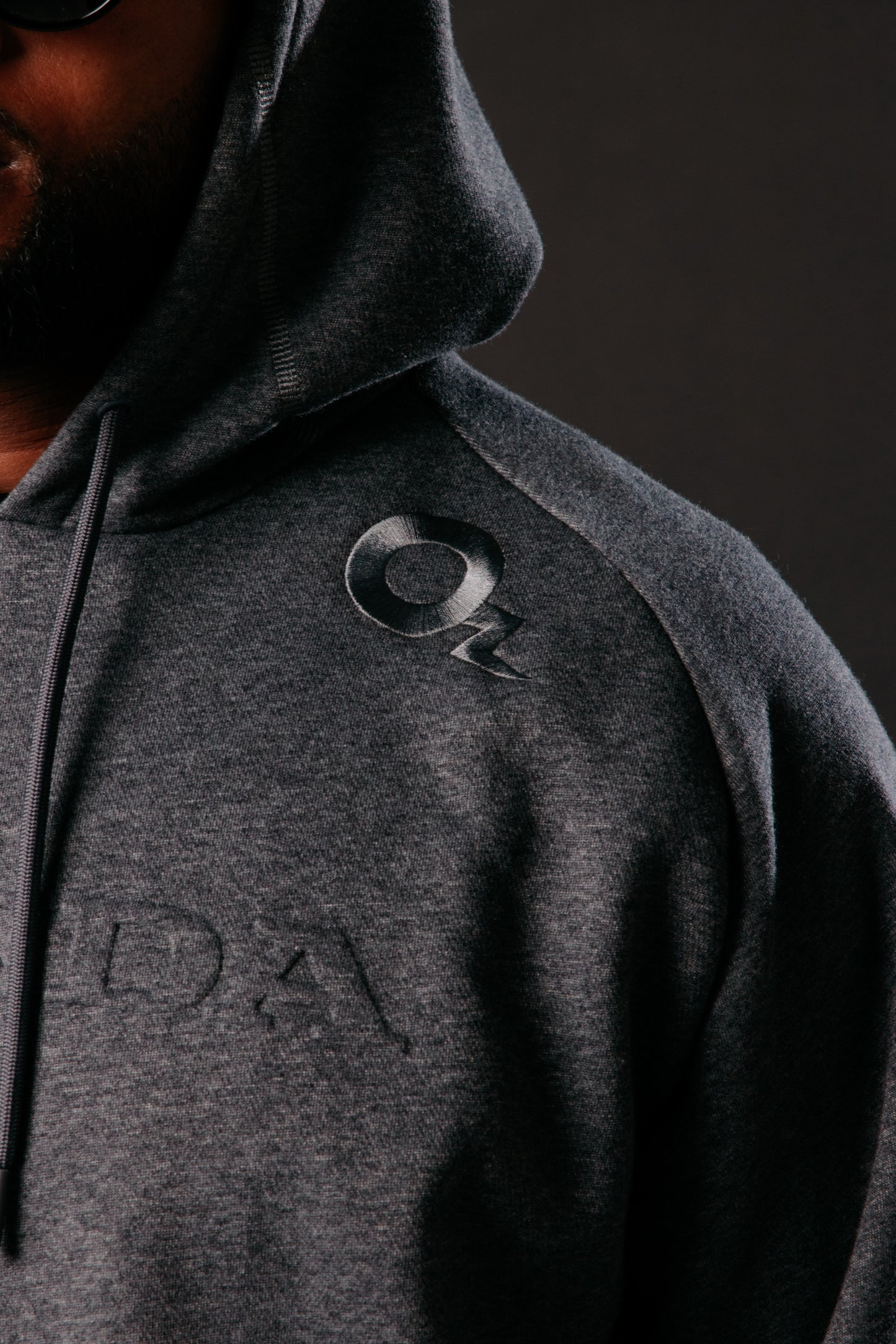 Autocannon x Honda Monochrome2 Hoodie Charcoal Gray