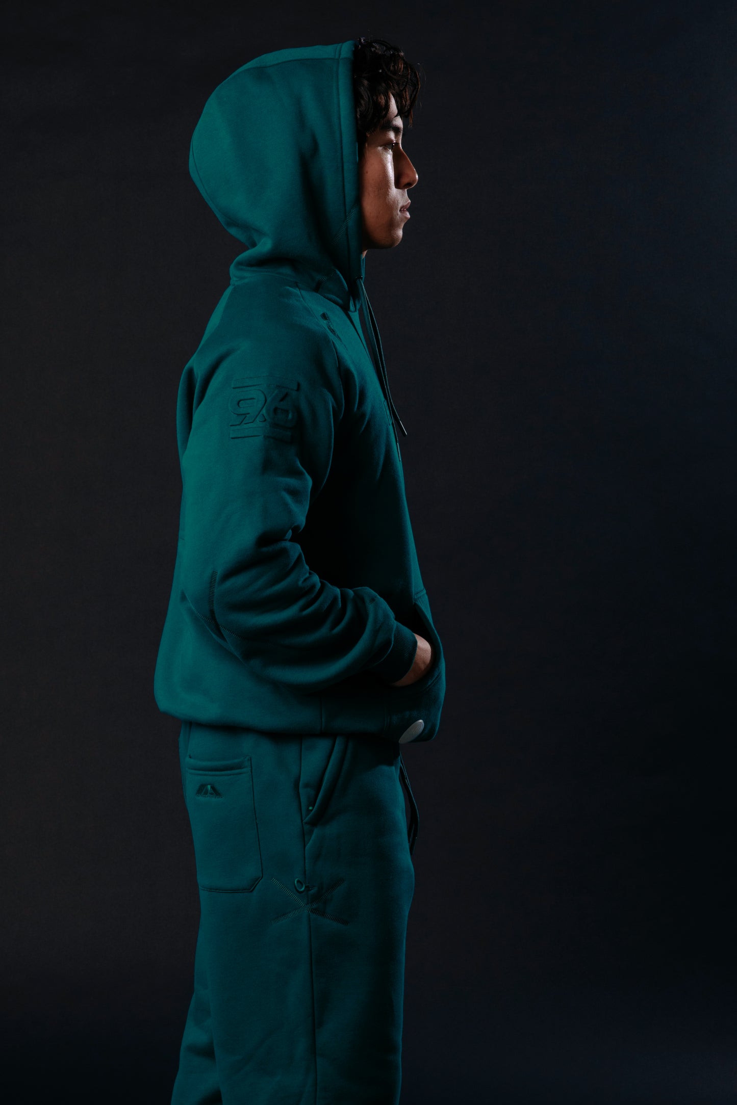 Autocannon x Honda Monochrome2 Hoodie Teal Fog
