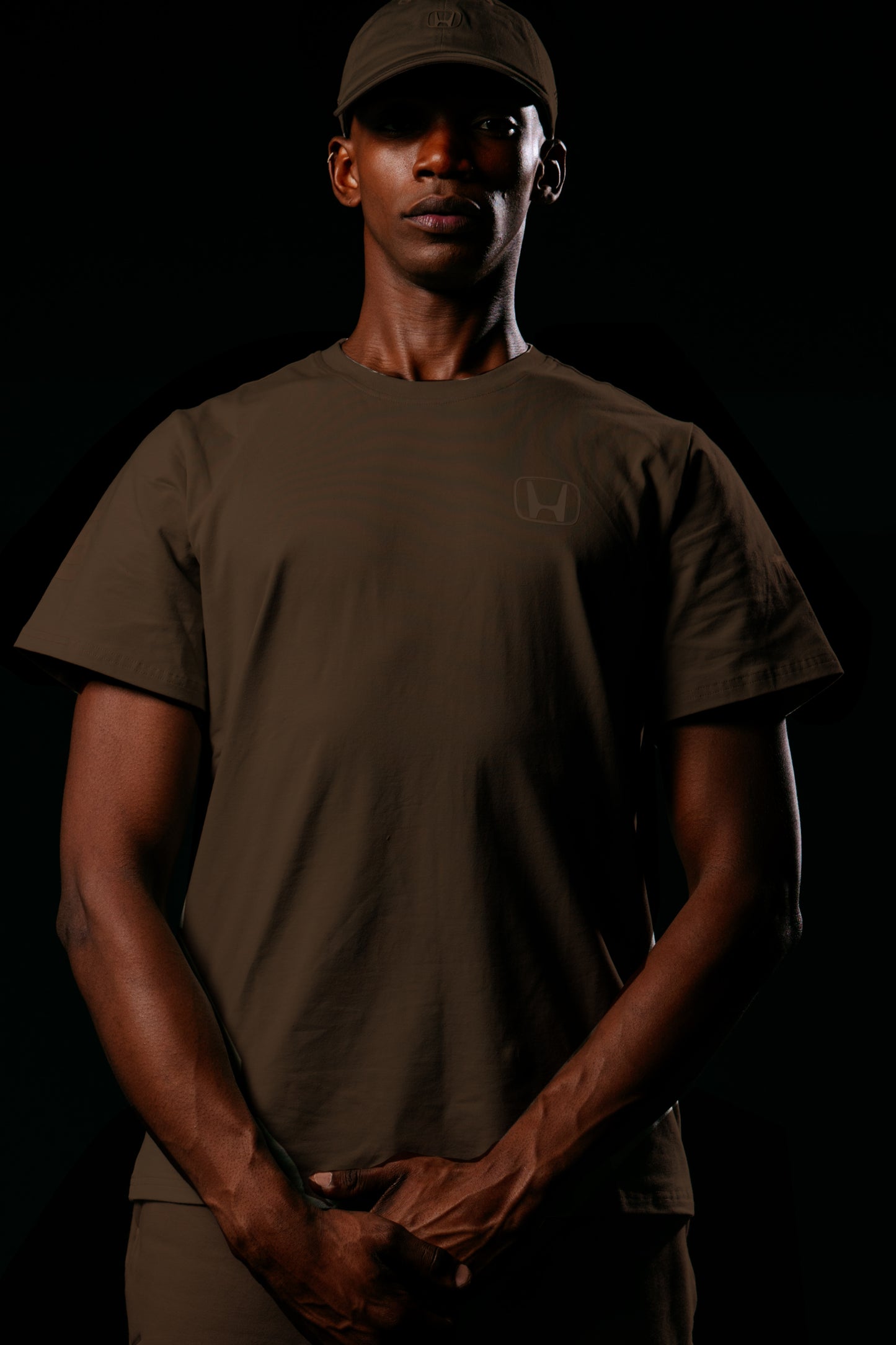 Autocannon x Honda Monochrome2 T Shirt Heavy Brown