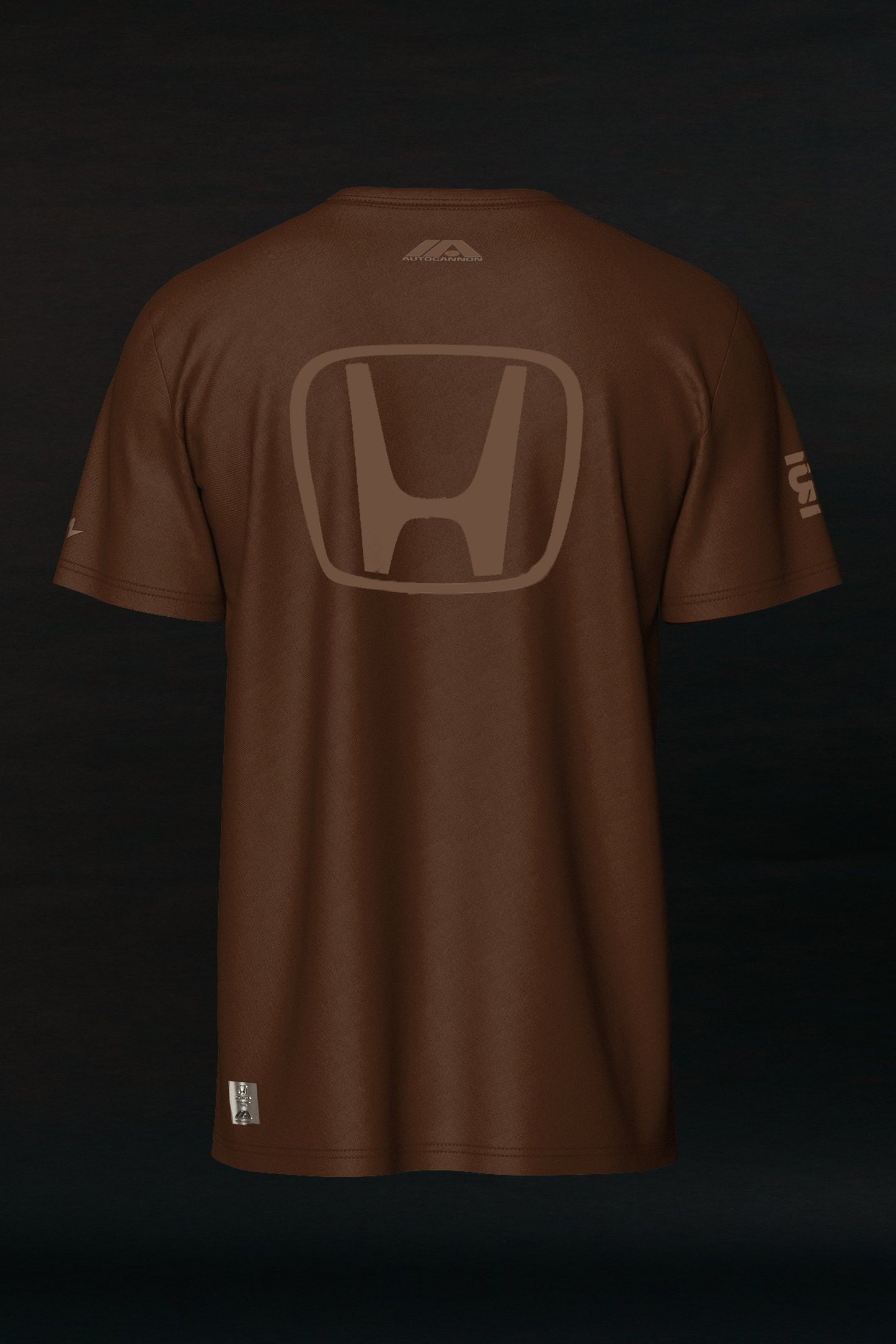 Autocannon x Honda Monochrome2 T Shirt Heavy Brown