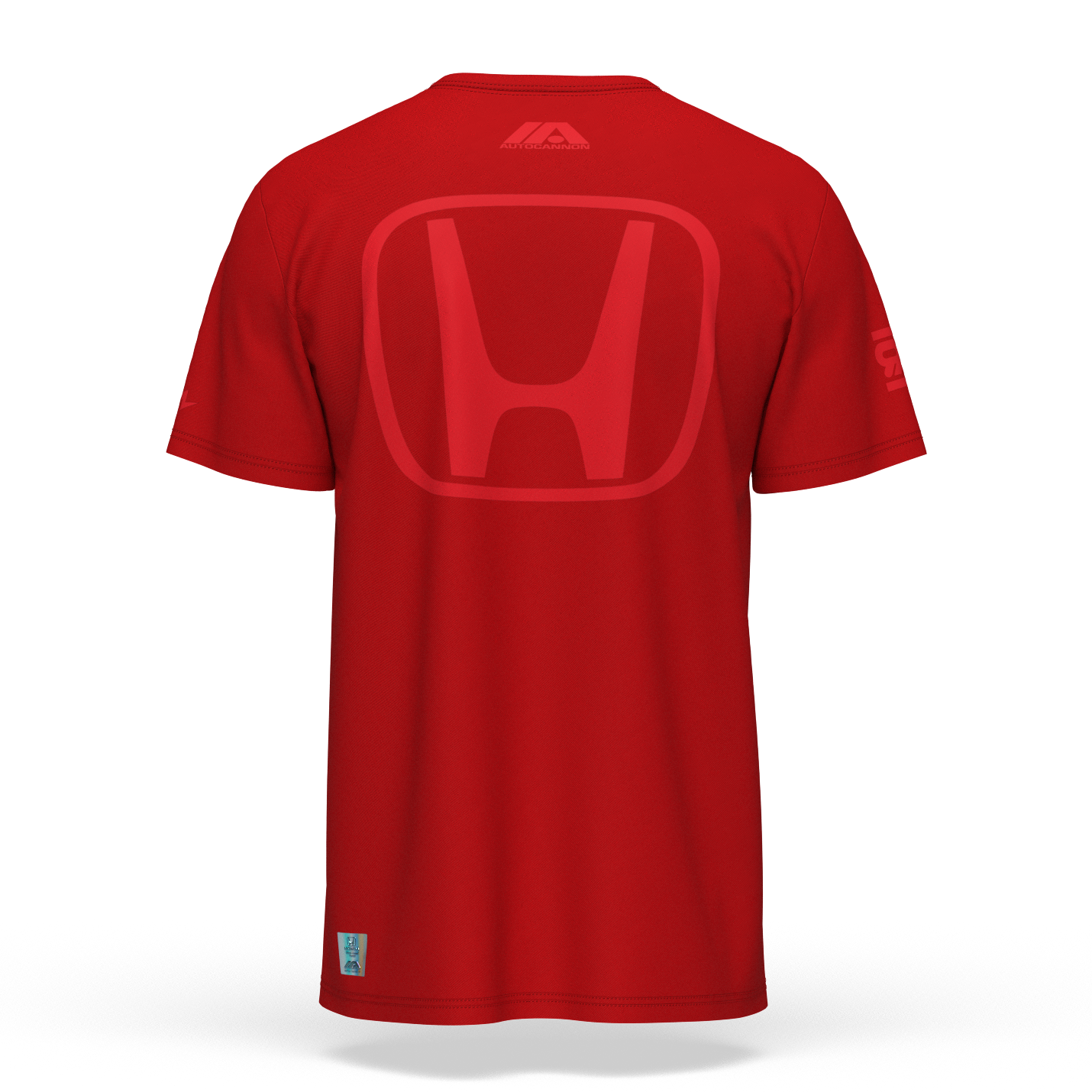 Autocannon x Honda Monochrome Short Sleeve Tee Deep Red