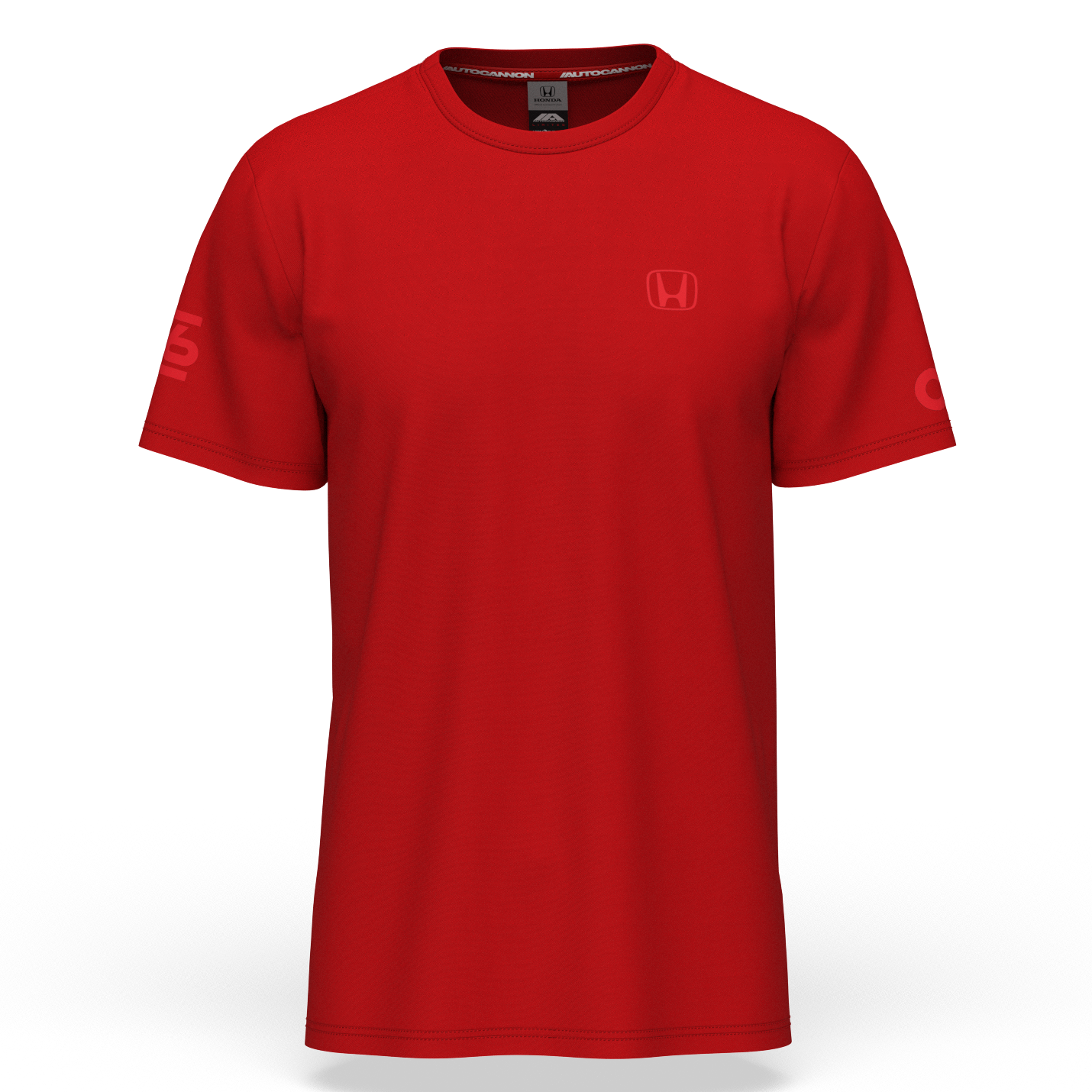 Autocannon x Honda Monochrome Short Sleeve Tee Deep Red