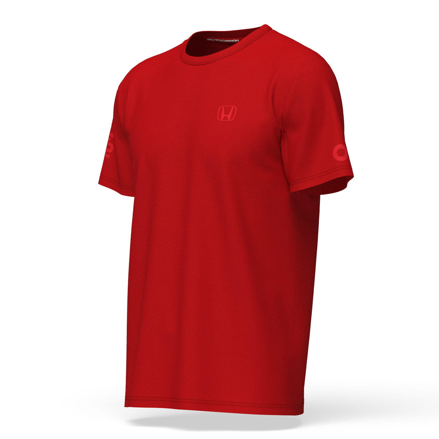 Autocannon x Honda Monochrome Short Sleeve Tee Deep Red