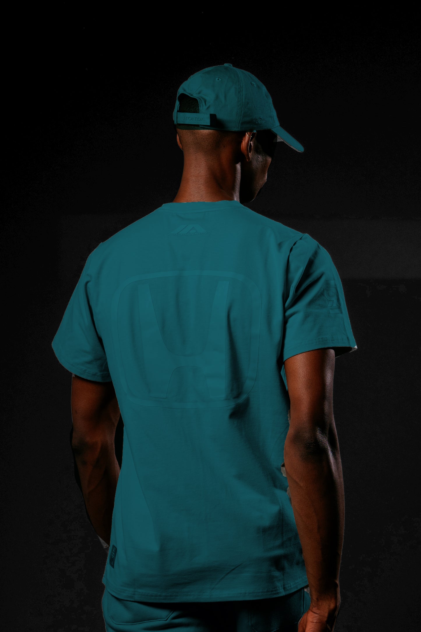 Autocannon x Honda Monochrome2 T Shirt Teal Fog