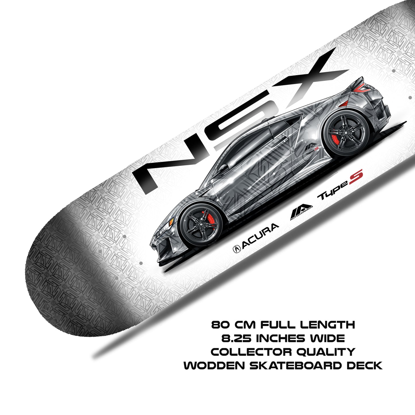 Autocannon x Acura Type S Camo NSX Skateboard - SERIES 2